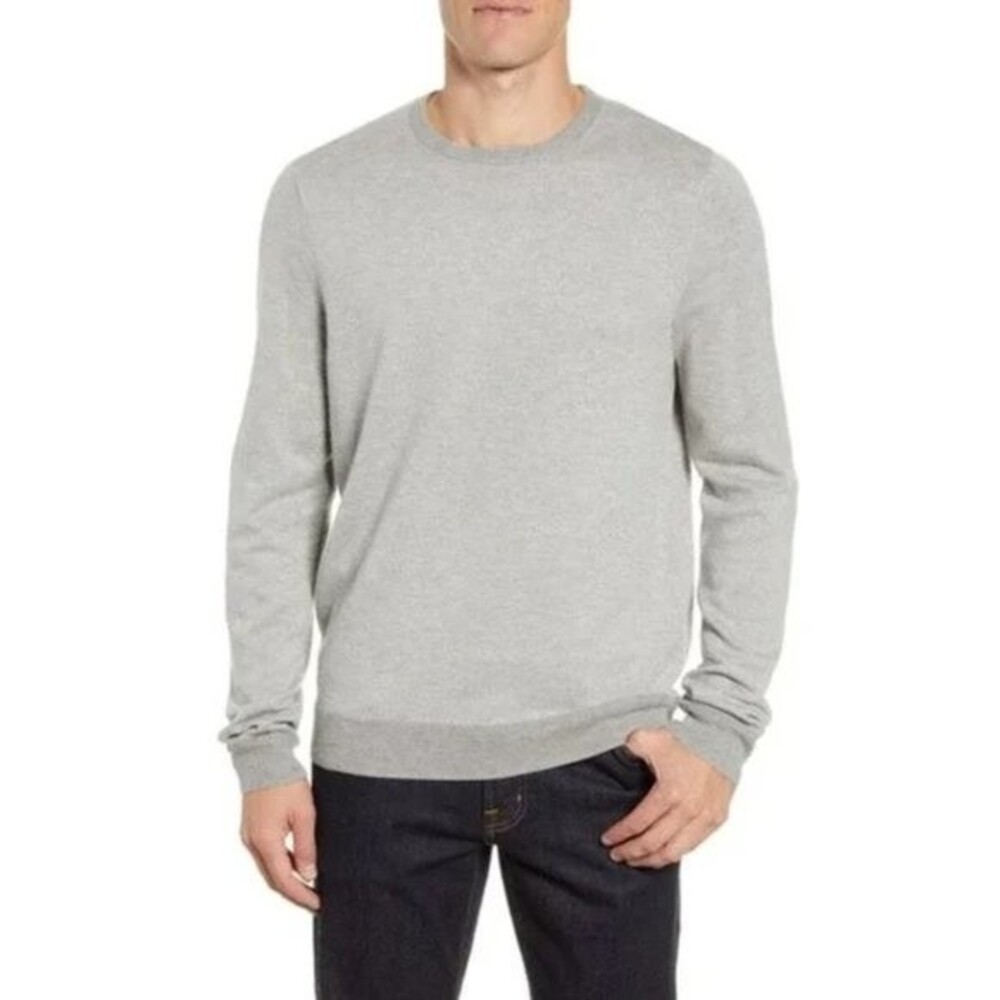 Nordstrom Grey Wool Long Sleeve Sweater Size 2XL NWOT